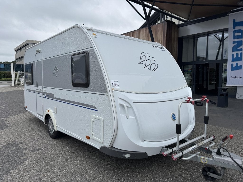 Knaus Sport 450 FU 2012 MOVER + 240 TENT!!!, Caravans en Kamperen, Caravans, Standaardzit, Overige typen, Bedrijf, 4 tot 5 meter