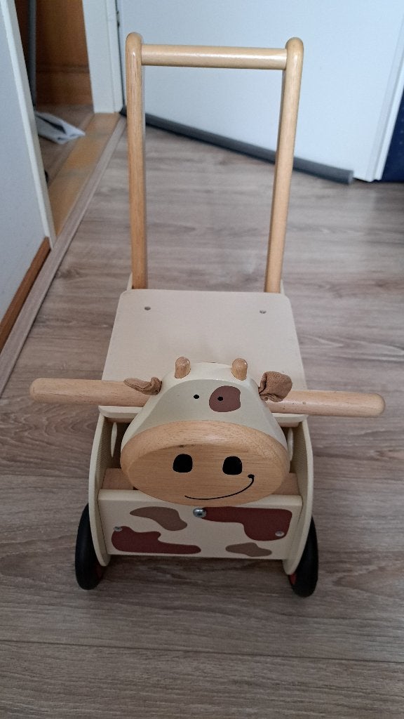 LOOPWAGEN I'M TOY HOUT, Ophalen, Gebruikt, Duw- of Trekspeelgoed