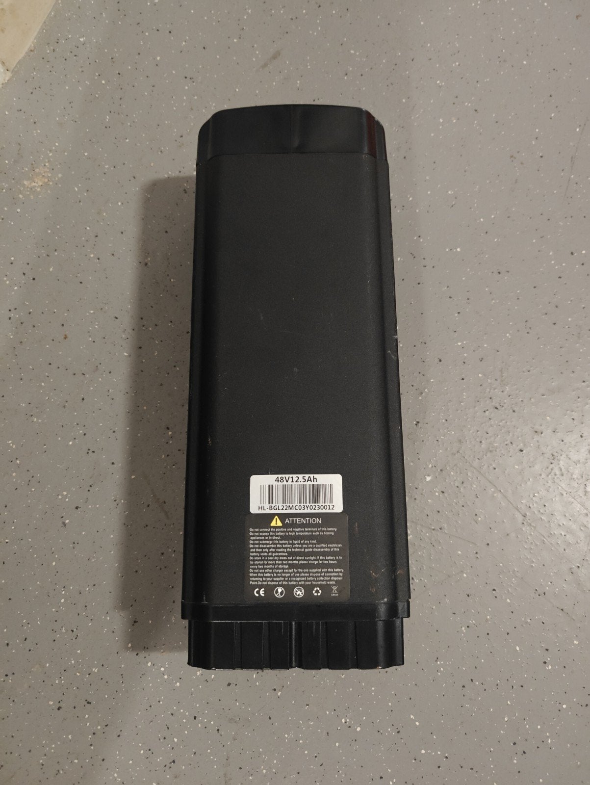 Ebike Batterij 48V 12.5Ah - Zo goed als nieuw