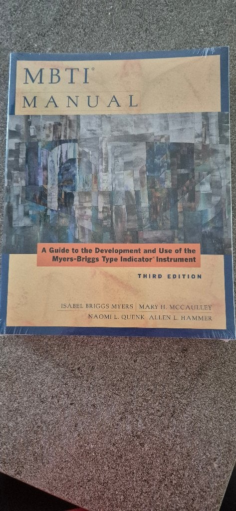 MBTI Manual, Boeken, Nieuw, Diverse auteurs, Ophalen of Verzenden, WO