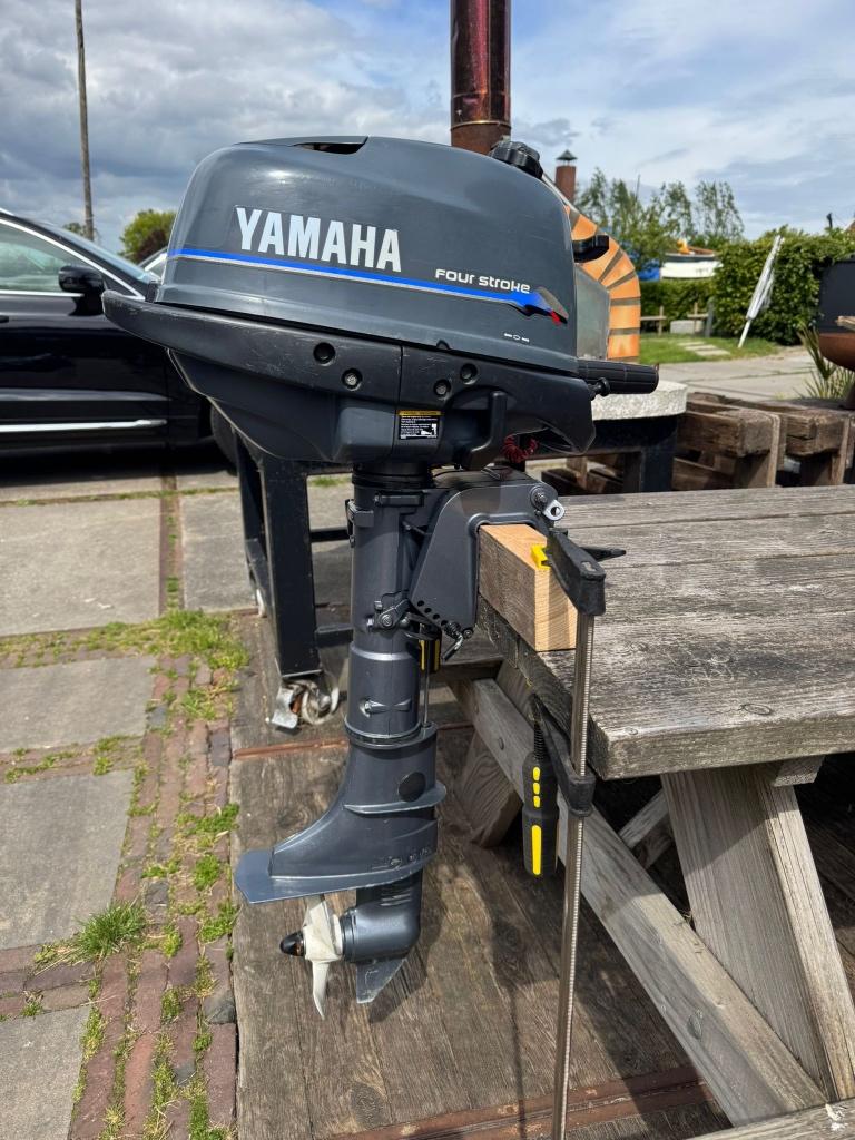 Yamaha 4 PK 4-Takt buitenboordmotor, Watersport en Boten, Ophalen, Gebruikt, Minder dan 5 pk, Viertaktmotor