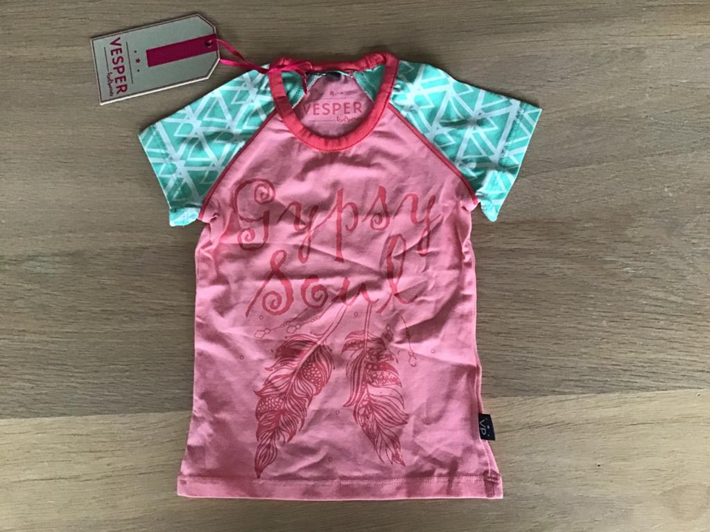 Vesper T-shirt maat 92 nieuw met kaartje, Kinderen en Baby's, Babykleding | Overige, Ophalen of Verzenden, Nieuw, Meisje