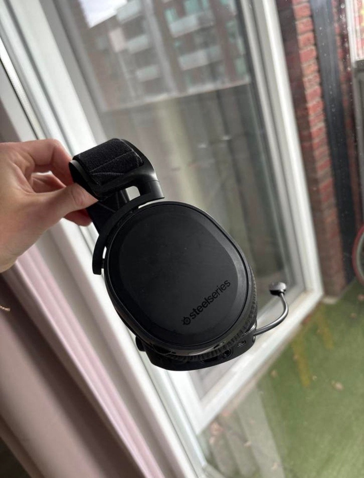 Steelseries Arctis 7P+ Draadloze Gaming Headset, Overige merken, Ophalen of Verzenden, Zo goed als nieuw, Over oor (circumaural)
