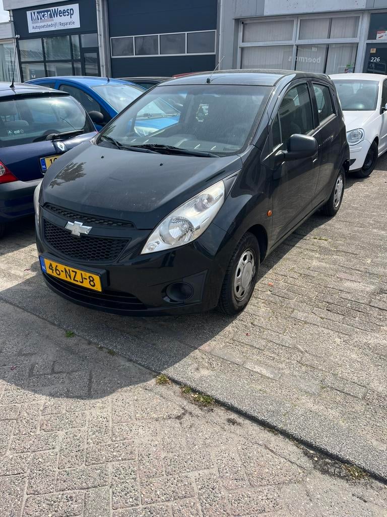 Chevrolet Spark 1.0 Bifuel 2010 Zwart, Auto's, Chevrolet, Bedrijf, Spark, Benzine, B, Hatchback, Handgeschakeld, Origineel Nederlands