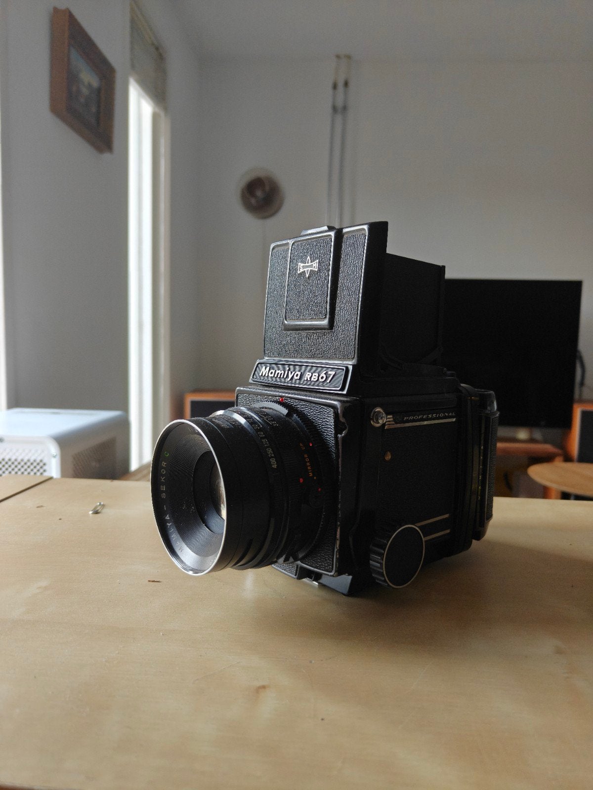 Mamiya RB67 met 127mm lens, Audio, Tv en Foto, Fotocamera's Analoog, Ophalen of Verzenden, Spiegelreflex, Overige Merken