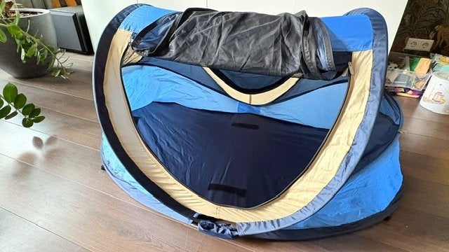 Deryan pop-up tent - Ideaal reisbedje voor baby's en peuters, Ophalen of Verzenden, Gebruikt, Reisbedje