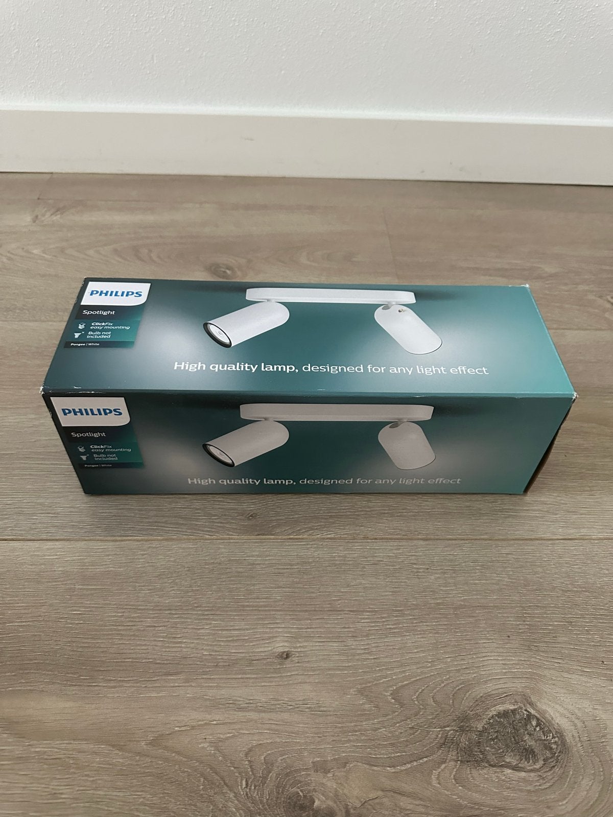 *NIEUW* Philips opbouwspot Pongee wit 2xGU10, Wit, Nieuw, Ophalen of Verzenden, Philips
