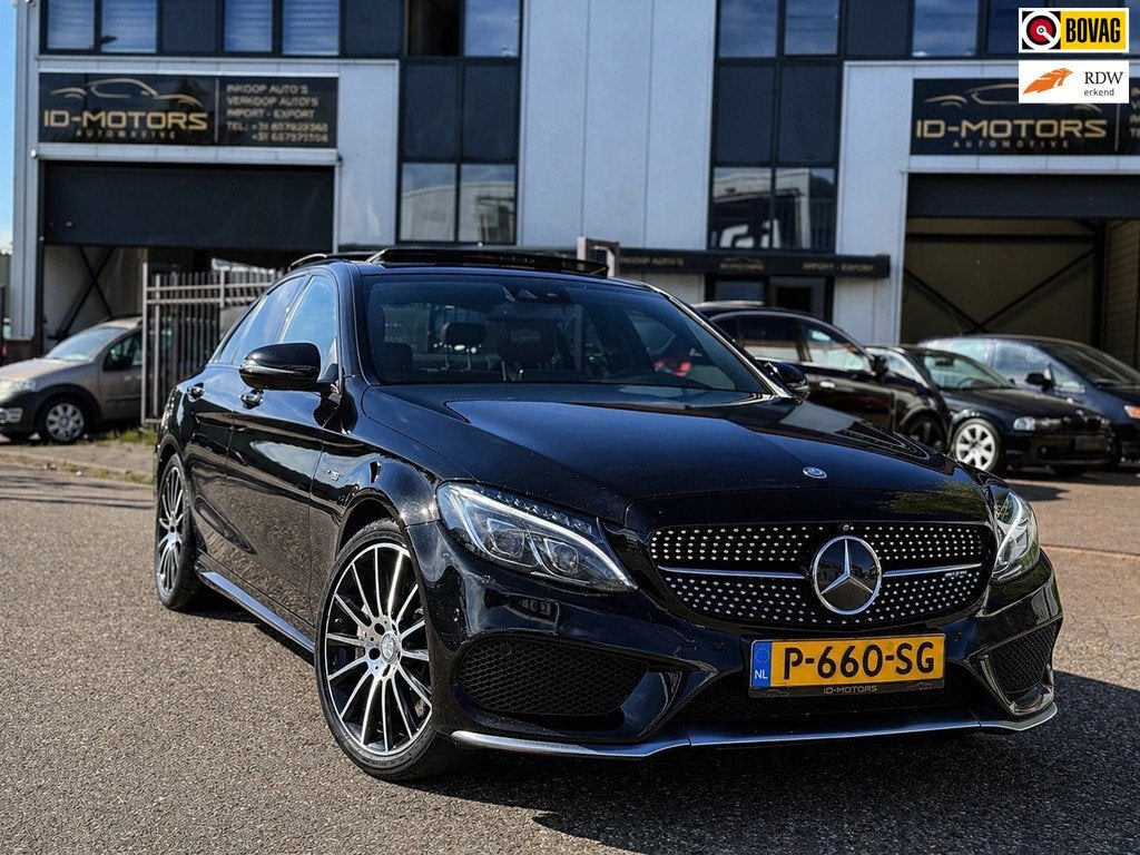 Mercedes-Benz C-klasse AMG 4MATIC | VOL OPTIES | LUXE | AMG, Auto's, 1800 kg, Euro 6, 367 pk, Leder