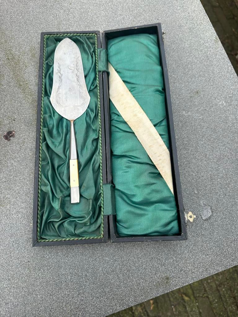 Taartschepje in doos, Ophalen of Verzenden