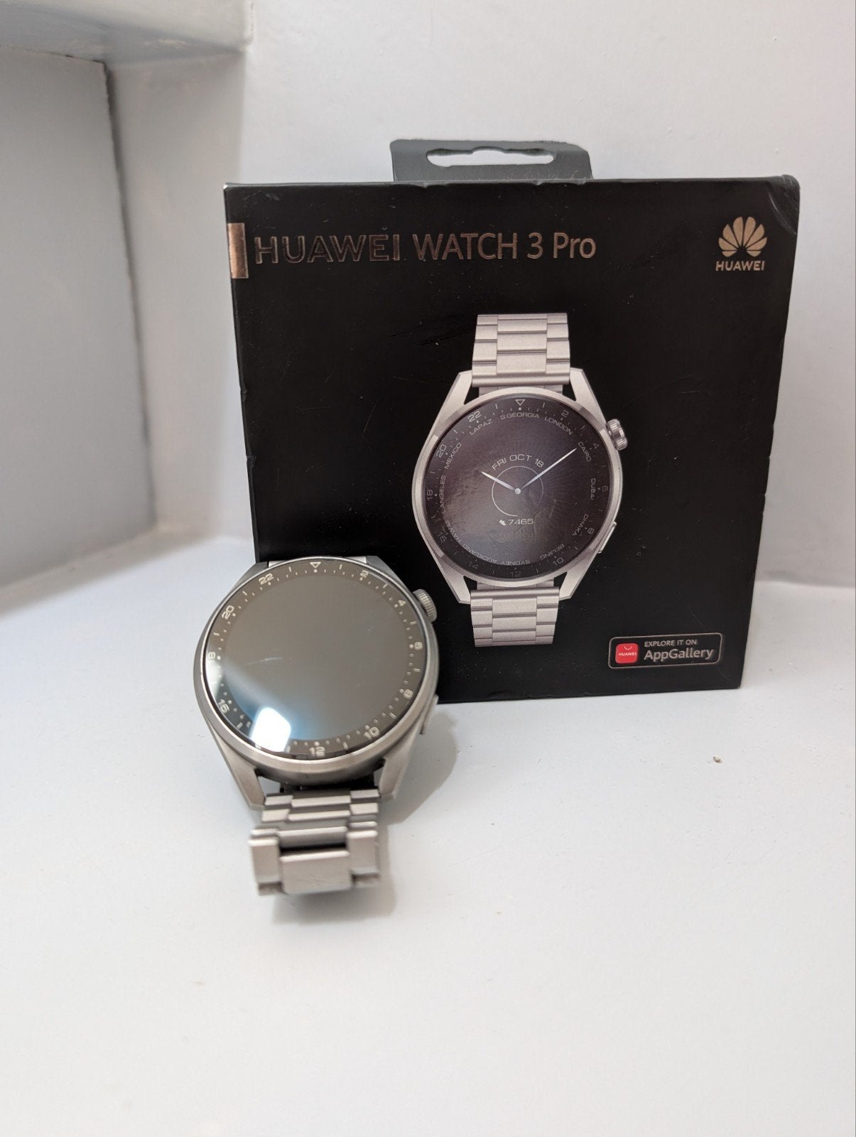 Huawei Watch 3 pro, Ophalen of Verzenden, Gebruikt, Overige merken