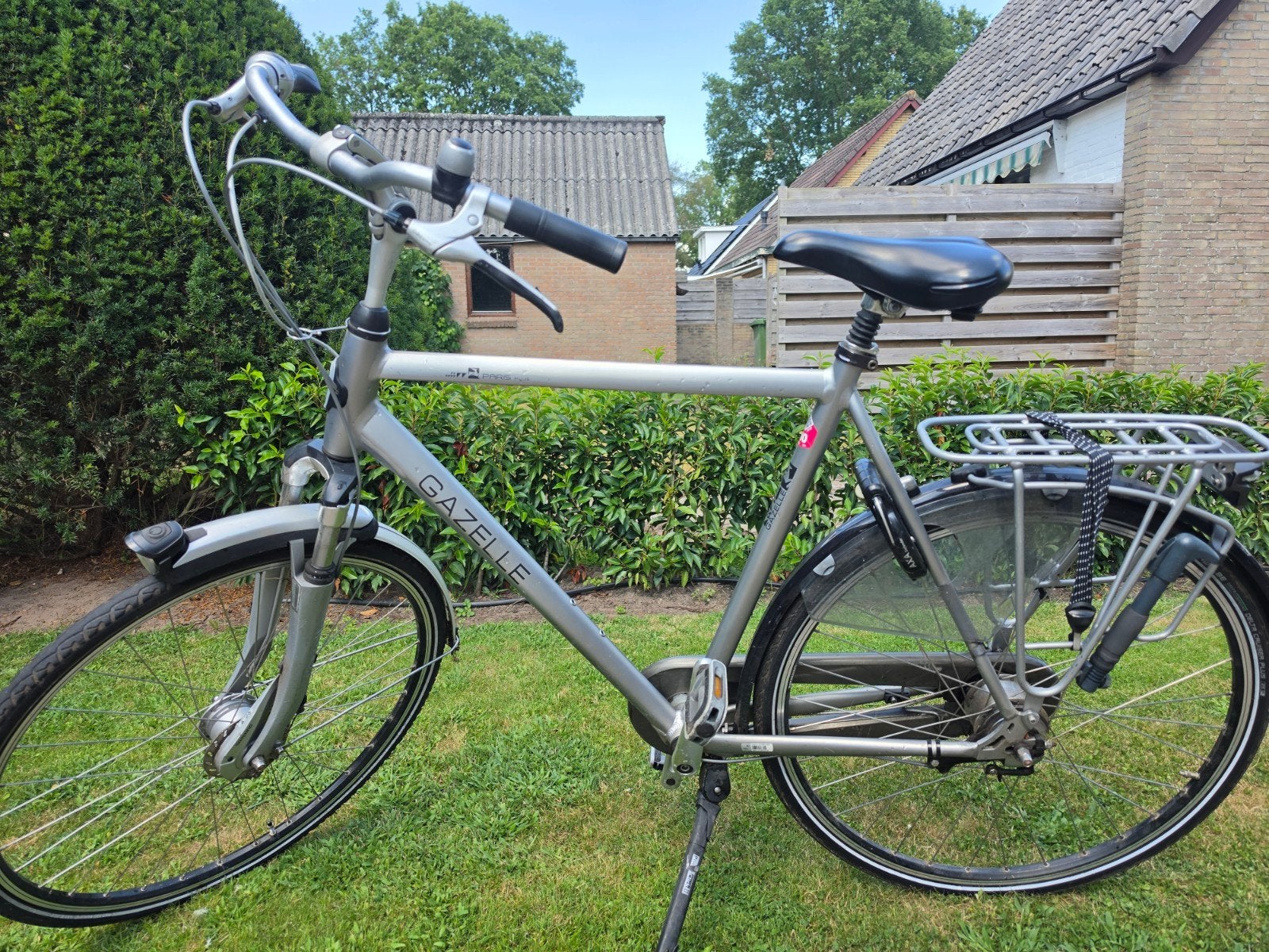 Gazelle Paris Plus Herenfiets, Ophalen, Velgrem, Versnellingen, Gazelle