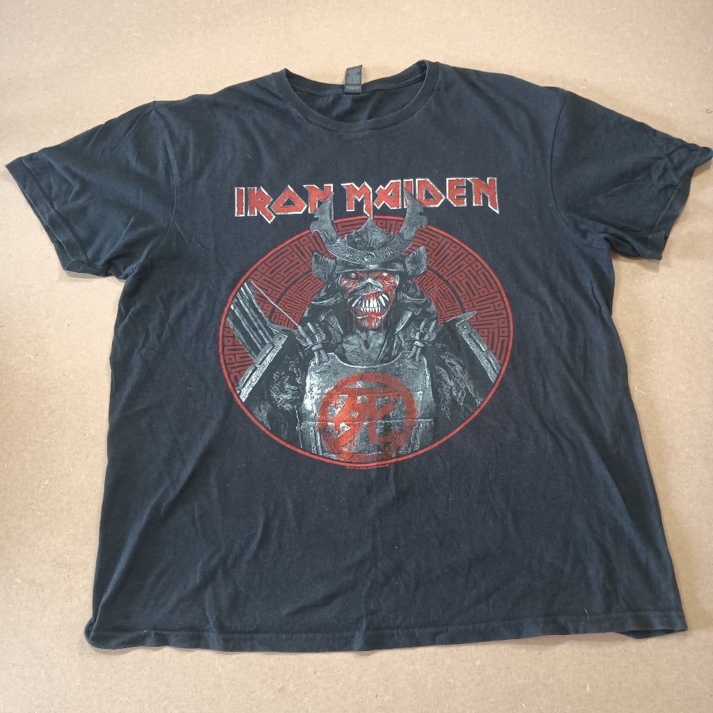 Iron Maiden shirt, Kleding | Heren, Maat 52/54 (L), Zwart, Ophalen of Verzenden, Gedragen