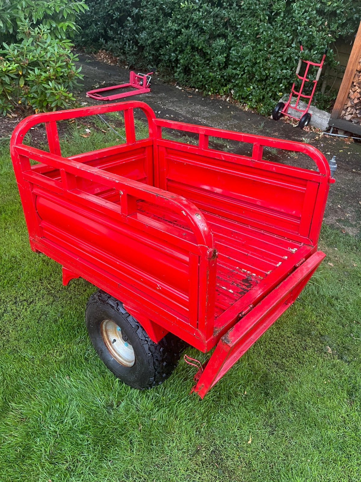 aanhanger golfcar zitmaaier tuin golfkar golfwagen aanhanger, Ophalen, Gebruikt