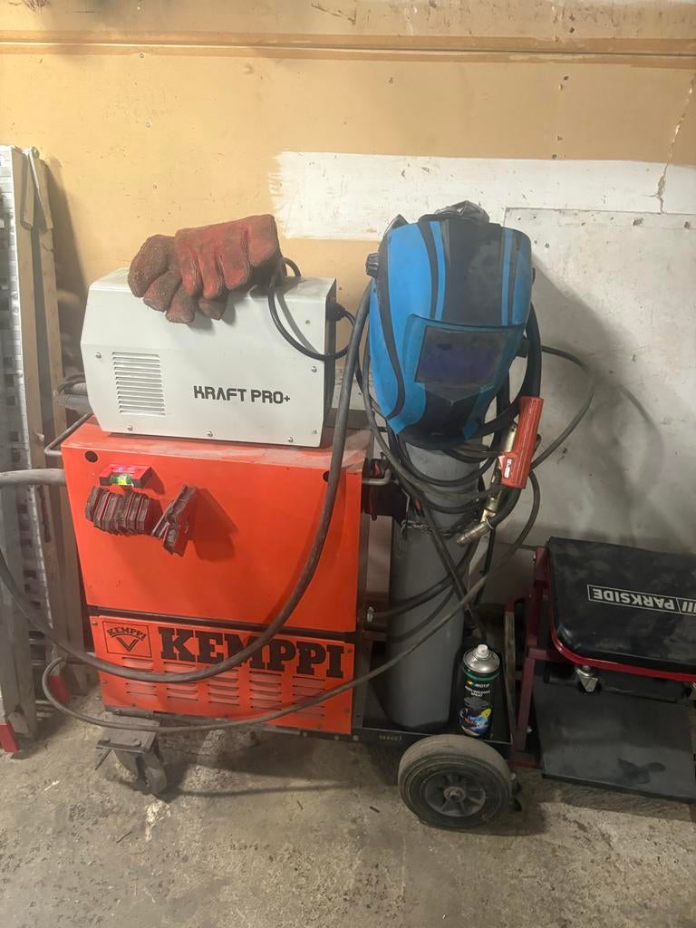 Kemppi Lasapparaat 220V, Ophalen of Verzenden, Gebruikt, 150 tot 250 ampère, Overige typen