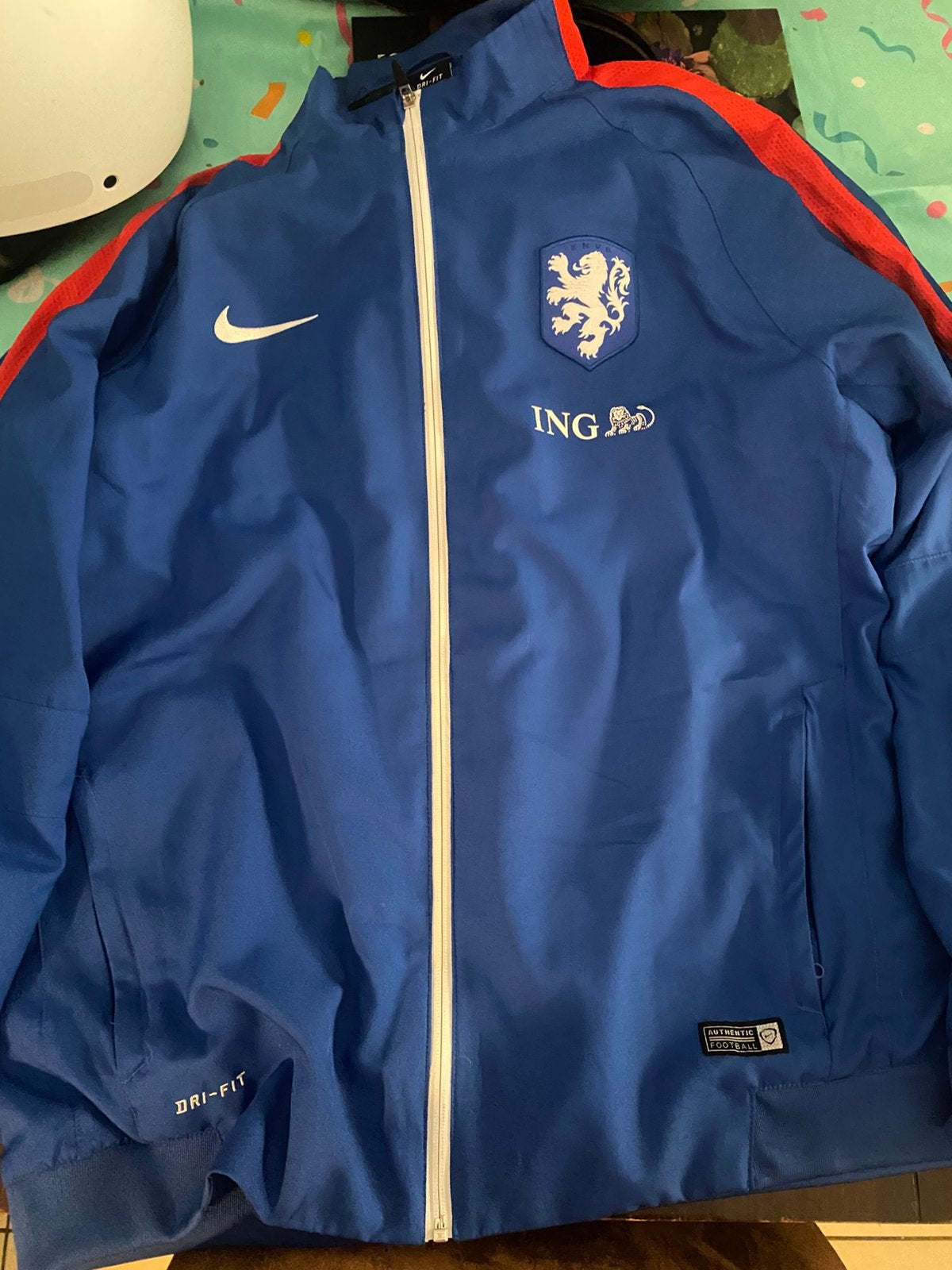 Nike Knvb jas, Zwart, Maat 56/58 (XL), Ophalen of Verzenden, Zo goed als nieuw