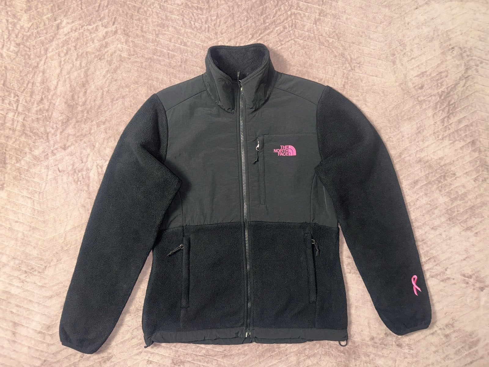 The North Face Pink Ribbon Denali Fleece Jacket Polartec, Ophalen of Verzenden, Zo goed als nieuw, Maat 36 (S), Roze