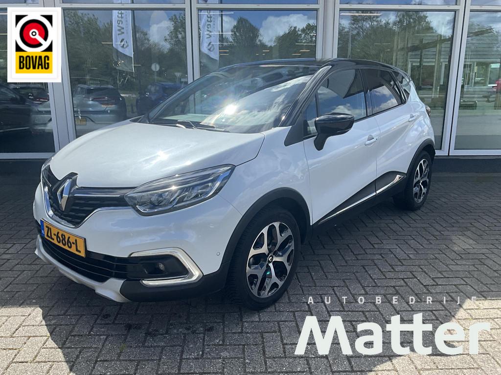 Renault Captur 1.3 TCe Version S, Auto's, Gebruikt, 4 cilinders, Alcantara, Wit