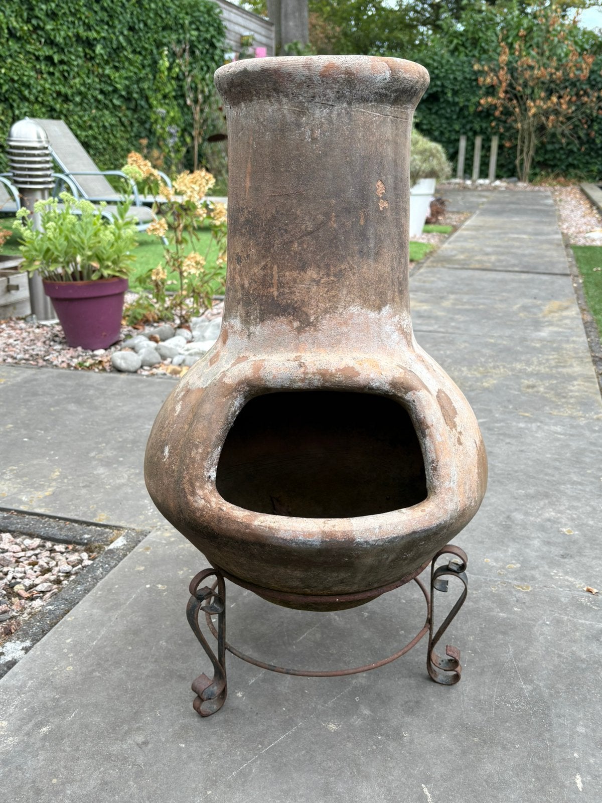 Vuurpot Mexicaanse kleihaard, Tuin en Terras, Ophalen, Gebruikt