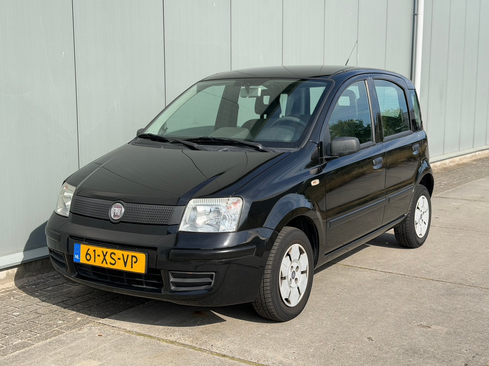 Fiat Panda 1.1 2007 Zwart / NIEUWE APK, Auto's, Fiat, Voorwielaandrijving, Euro 5, Stof, 54 pk