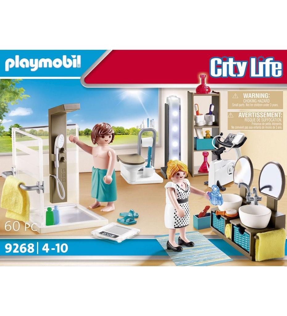 Playmobil badkamer 9268, Ophalen, Zo goed als nieuw, Complete set