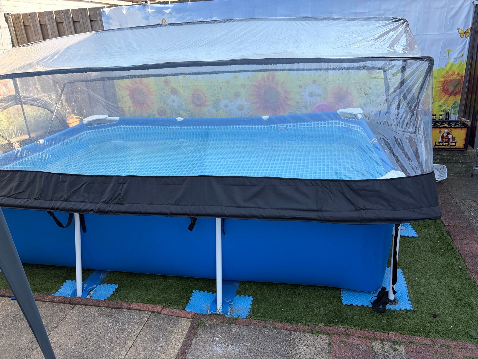 Compleet zwembad 2x3m met pomp en warmtepomp, Ophalen, Gebruikt, 200 tot 300 cm, 80 tot 120 cm