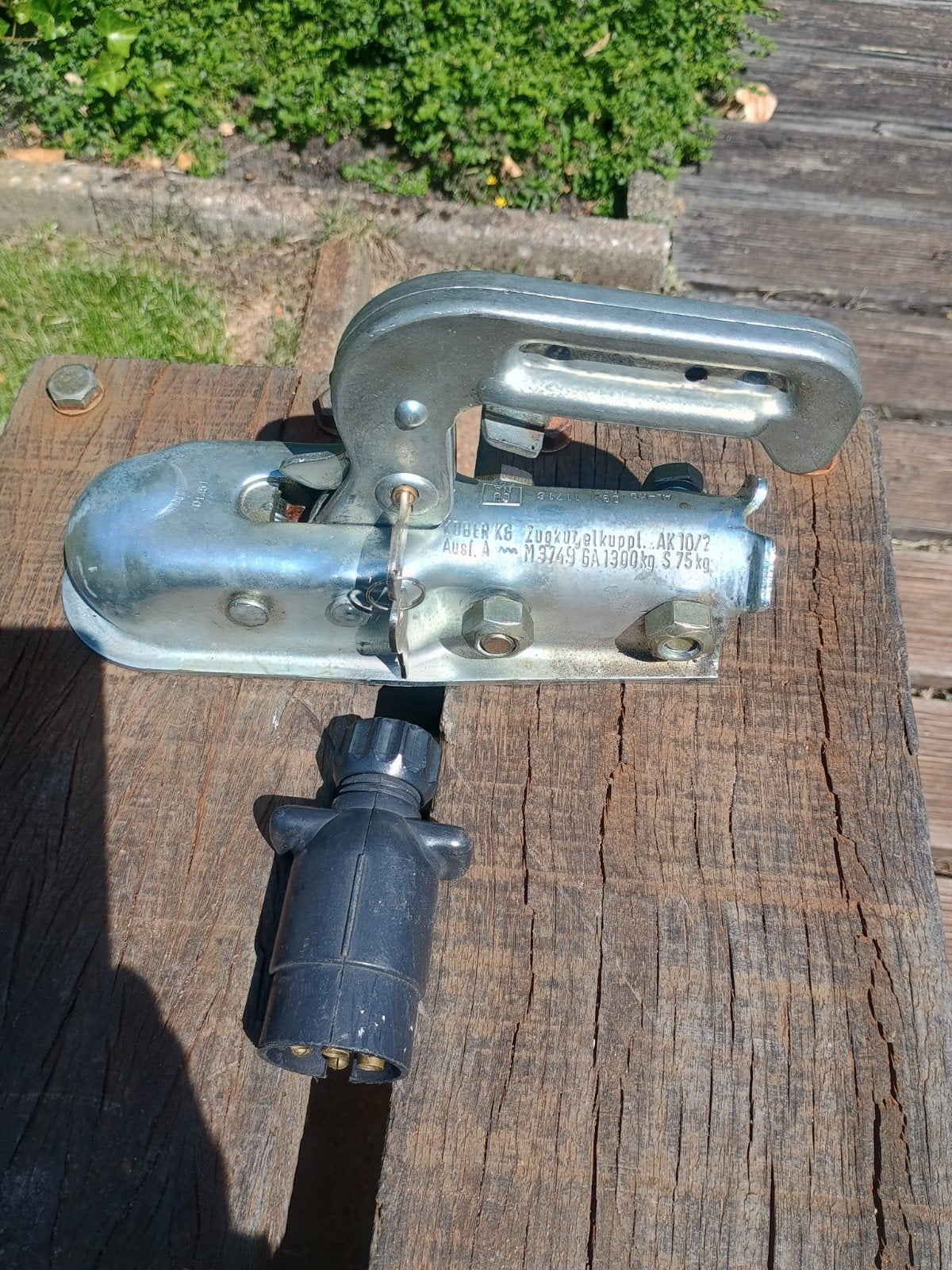 Kogelkoppeling Kober KG AK10/2 met slot en stekker, Ophalen of Verzenden, Gebruikt