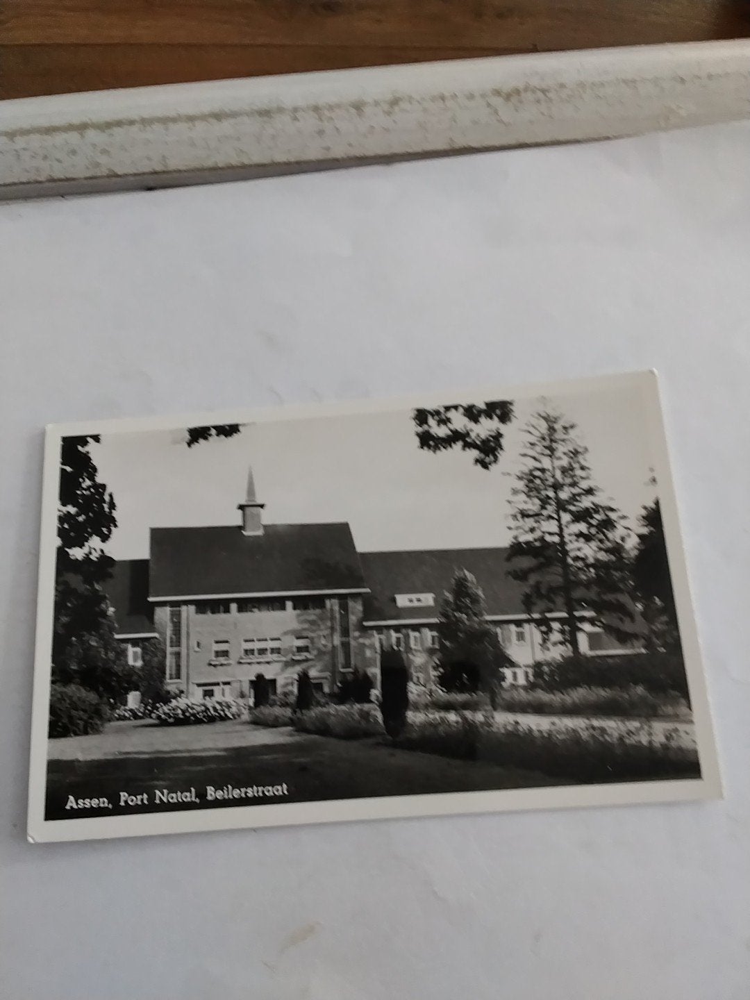 Oude Ansichtkaart Assen, Port Natal, Beilerstraat, Ophalen of Verzenden, 1940 tot 1960, Ongelopen, Drenthe