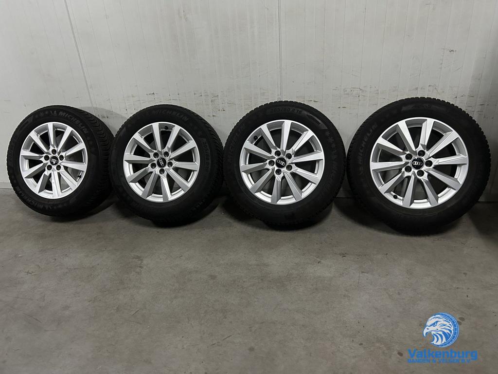 7-8mm! Originele Audi A1 82A 16 inch velgen 5x100 winterband, Gebruikt, -, Banden en Velgen, -