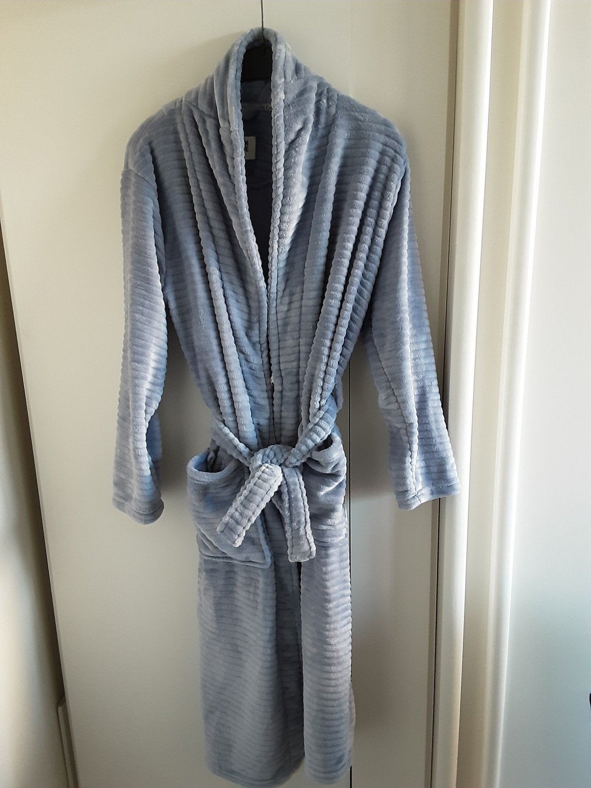 BLAUW/GRIJZE BADJAS (NIEUW), Ophalen of Verzenden, Zo goed als nieuw