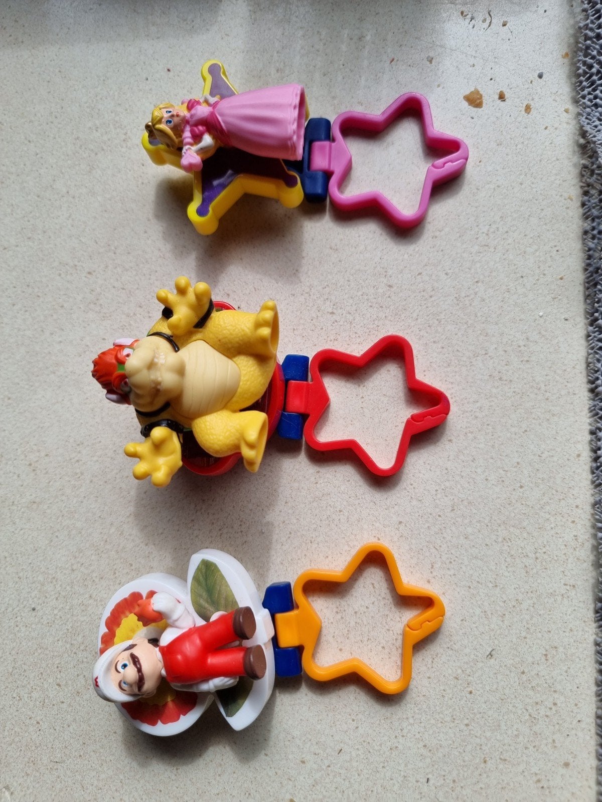 3x McDonald's speeltjes - Super Mario figuren, Ophalen of Verzenden, Gebruikt