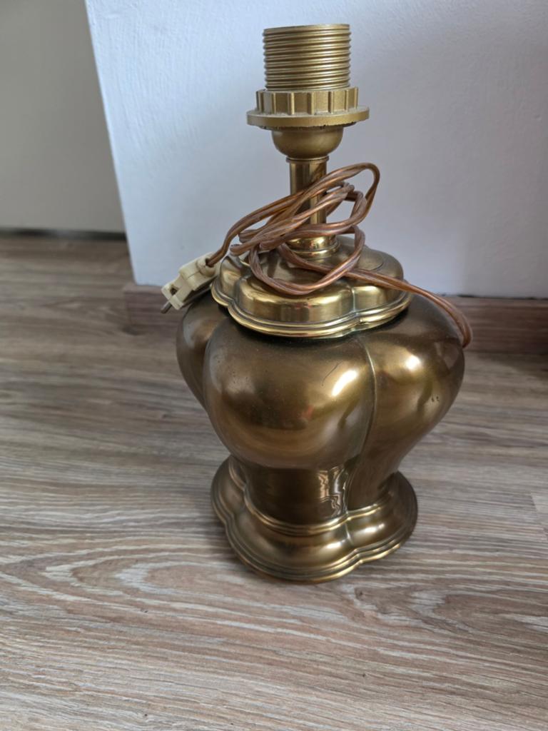 Koperen Lampenvoet - 30 cm hoog, Ophalen, Gebruikt, Klassiek, Vintage