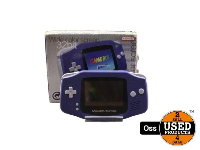 Gameboy Advance 32bit | Purple Edition | + Doos, Nintendo, Zo goed als nieuw, Support@nintendo.com, 11-1 Hokotate-cho, Kamitoba, Minami-ku
Kyoto 601-8501
Japan
