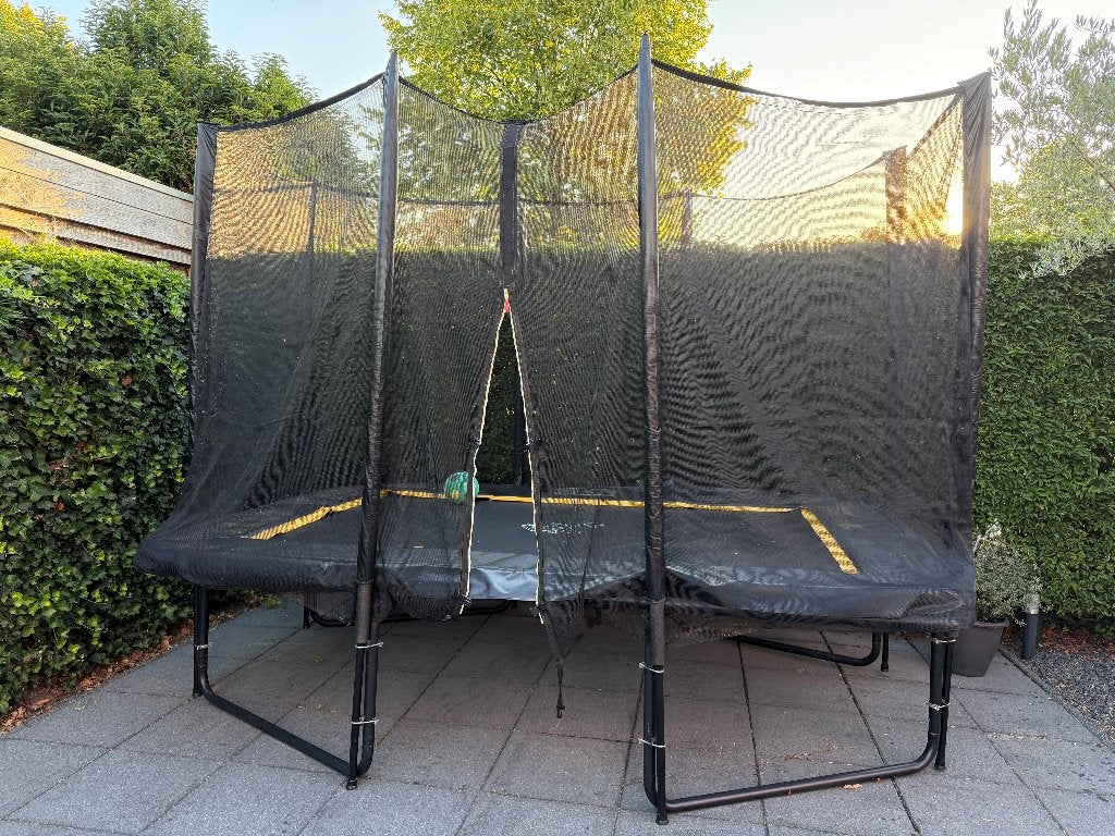 Magic Circle Pro trampoline 214x305 + veiligheidsnet, Kinderen en Baby's, Speelgoed | Buiten | Trampolines, Ophalen, Zo goed als nieuw
