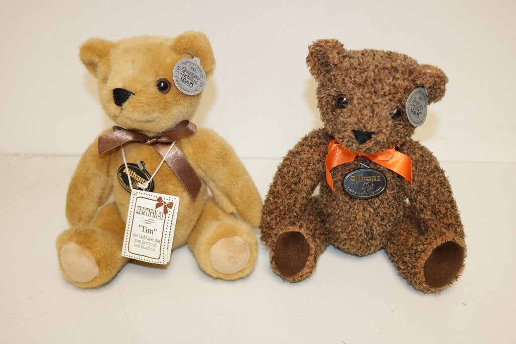 Steiff Teddy Beren Oa Tim met certificaat Althans Club, Ophalen of Verzenden, Zo goed als nieuw, Stoffen beer, Steiff