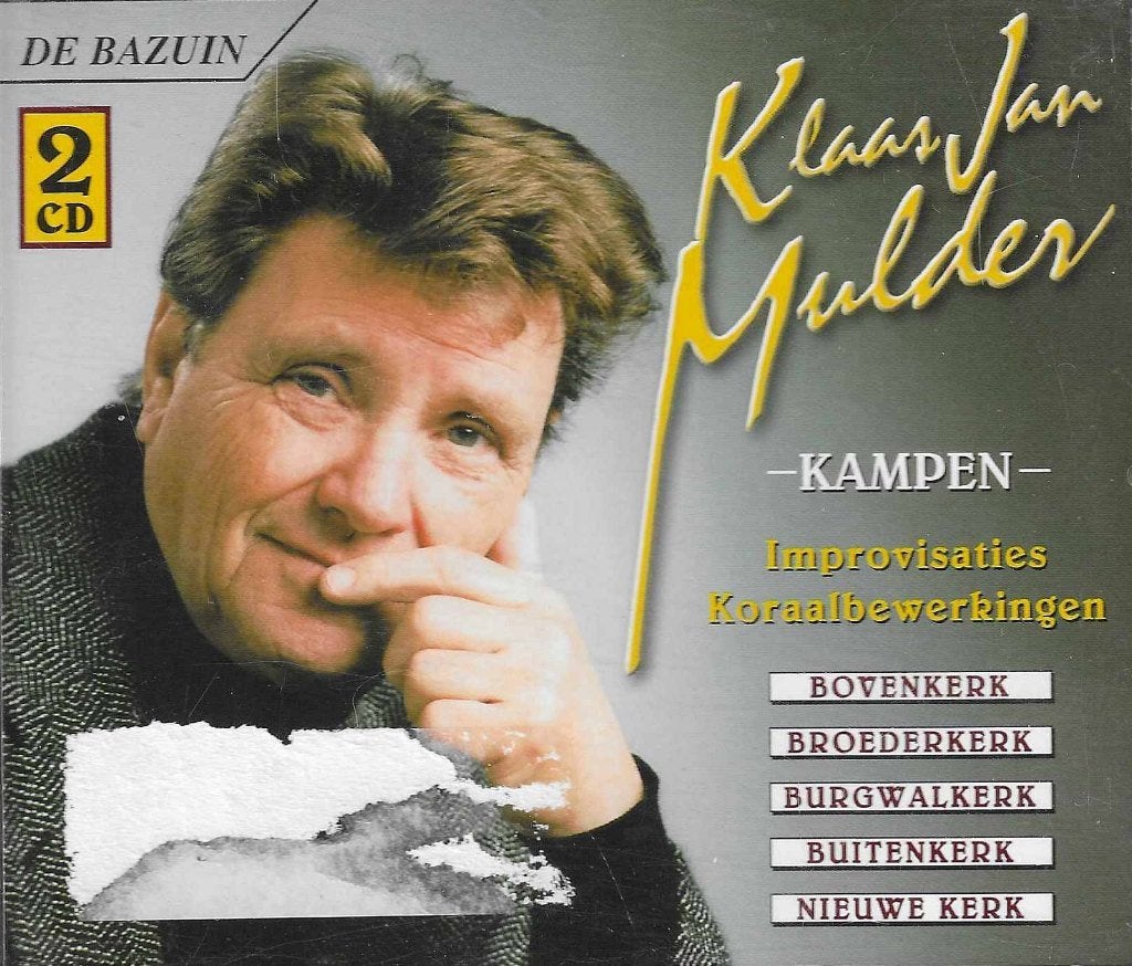 Orgel-2-CD: Klaas Jan Mulder - Kampen - Improvisaties, Ophalen of Verzenden, Zo goed als nieuw, Instrumentaal, Orgel