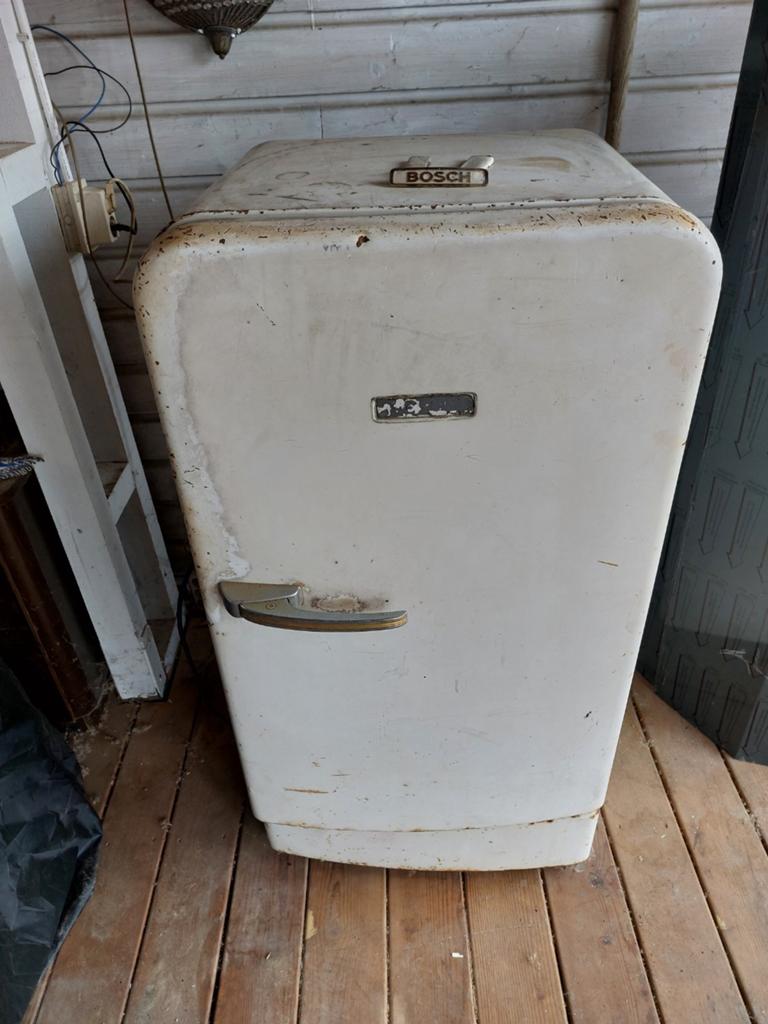 Bosch koelkast uit 1956, Ophalen, Gebruikt, 75 tot 100 liter, 160 cm of meer