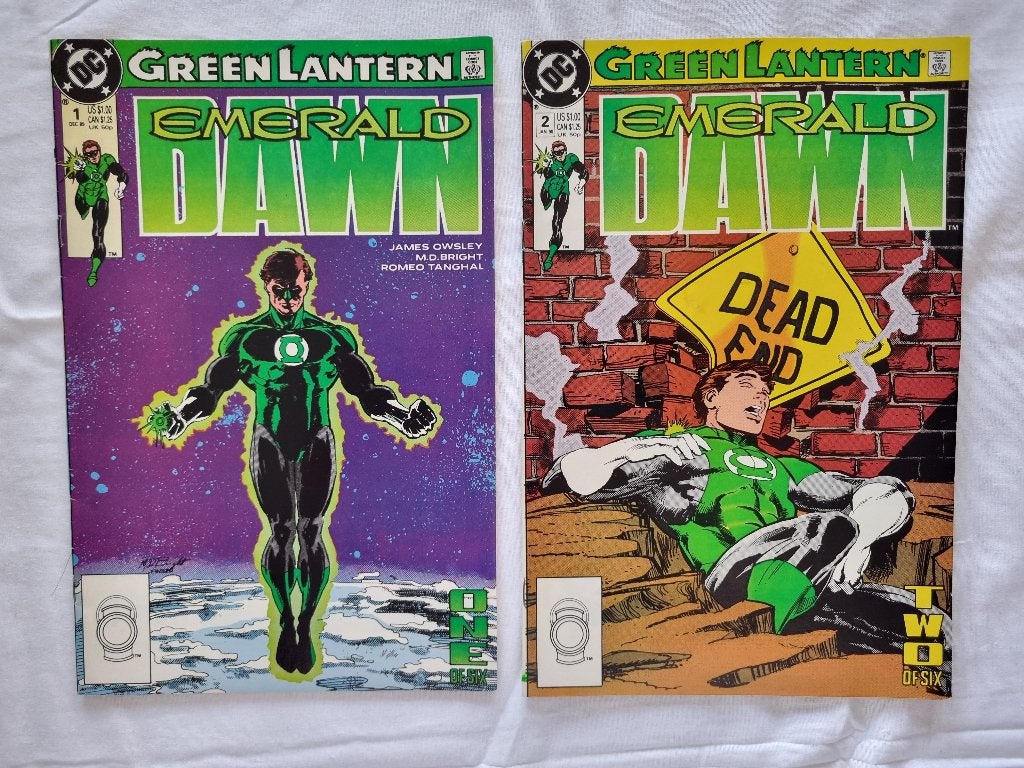 Green Lantern US - Emarald Dawn deel 1-2, Meerdere comics, Ophalen of Verzenden, Gelezen, Amerika