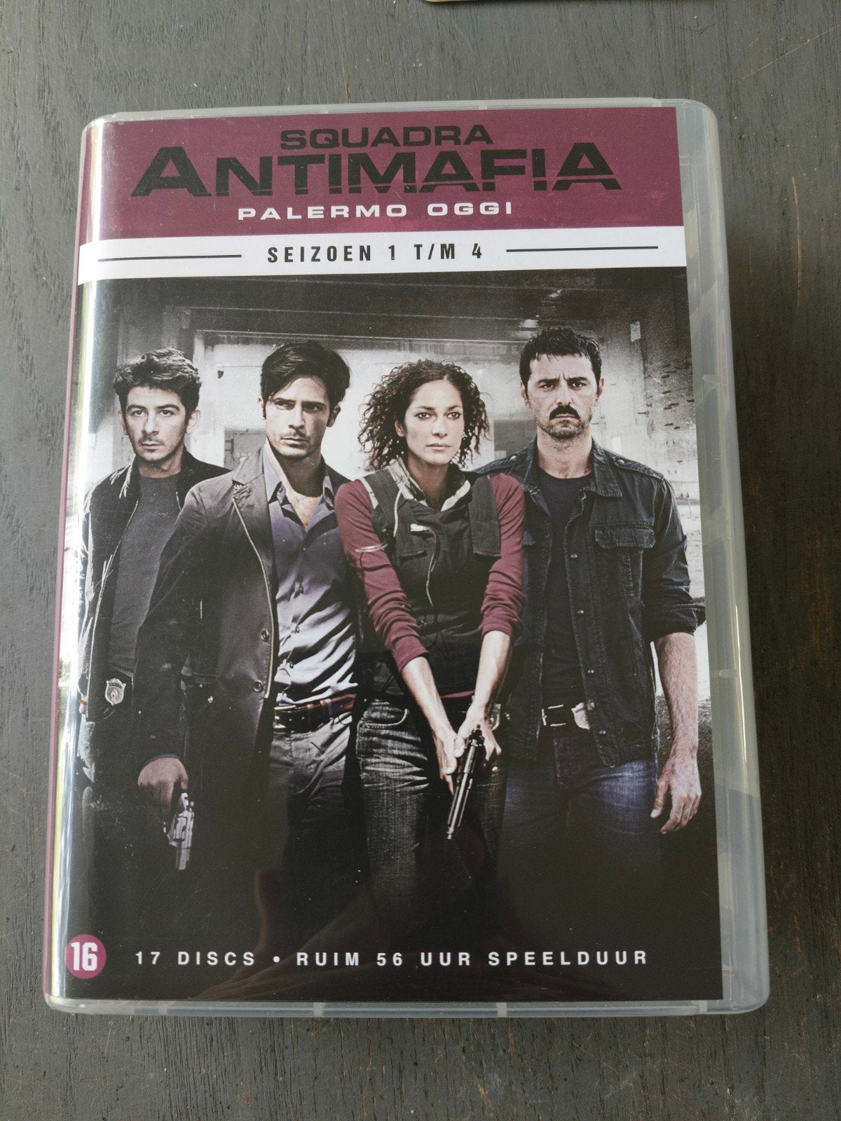 Squadra Antimafia, dvd box seizoen 1 t/m 4, Misdaad, Nederlands, Seizoen 1, Ophalen of Verzenden