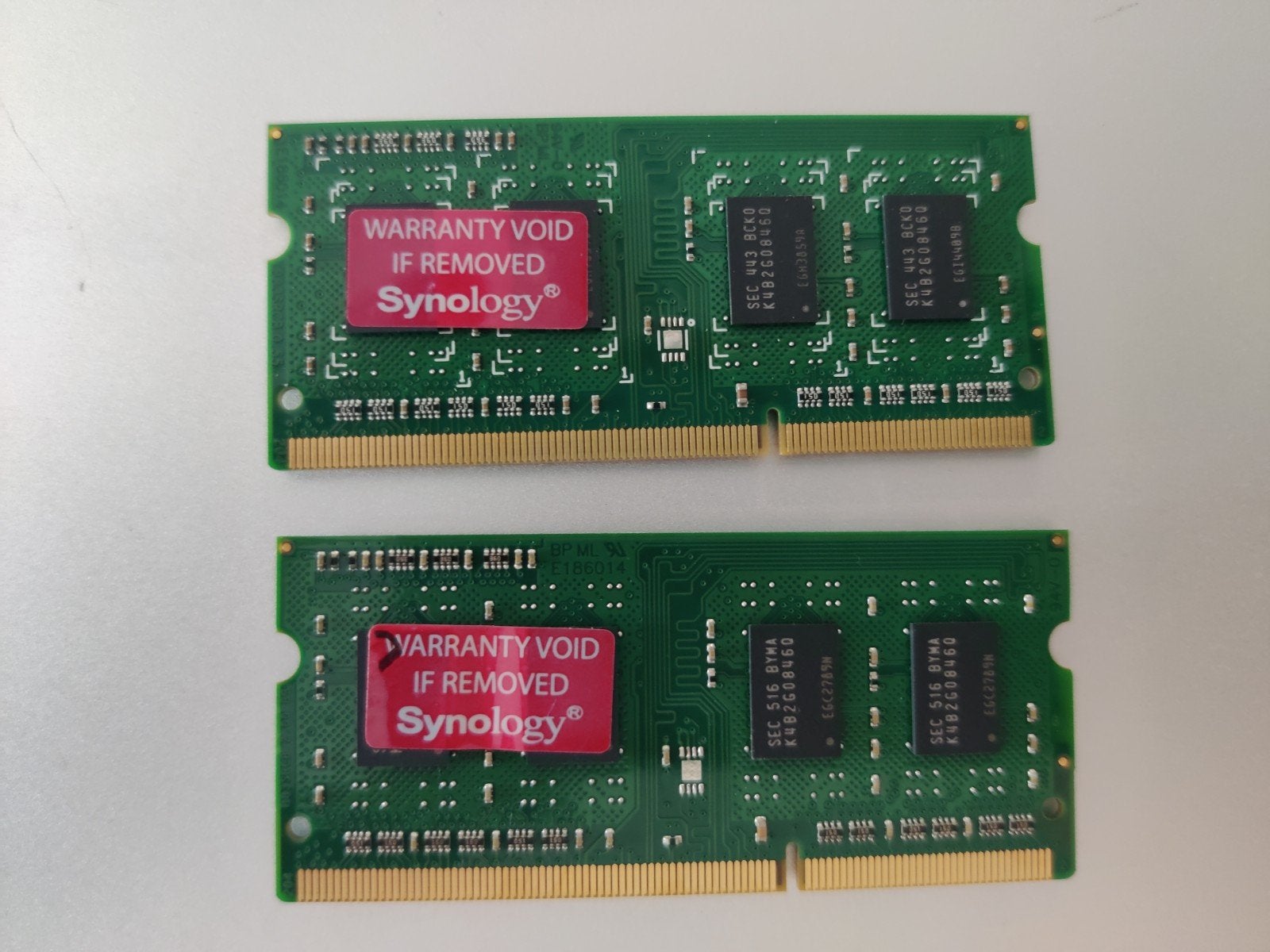 2x 2GB Synology NAS DDR3 1600MHz RAM Geheugenmodules, Gebruikt, Server, DDR3, Ophalen of Verzenden