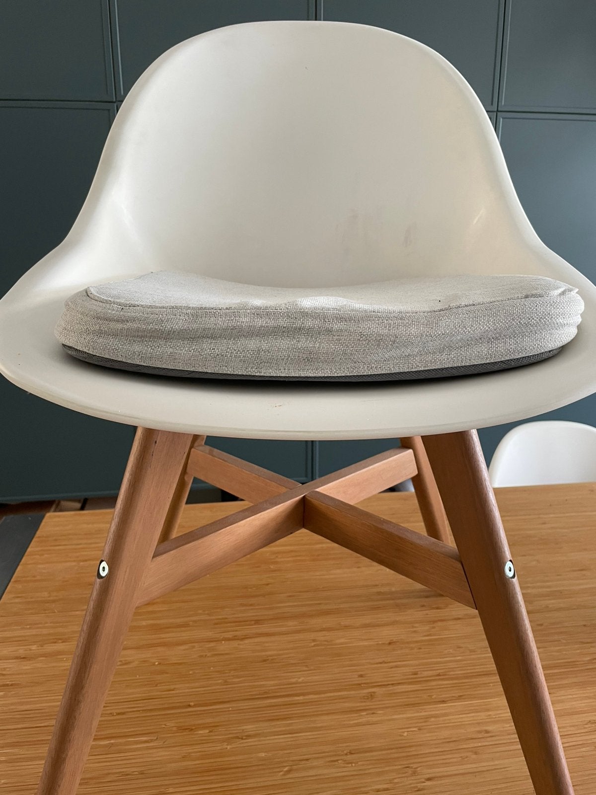 Kuipstoel 6 stuks, Ophalen, Zo goed als nieuw, Wit, Vijf, Zes of meer stoelen