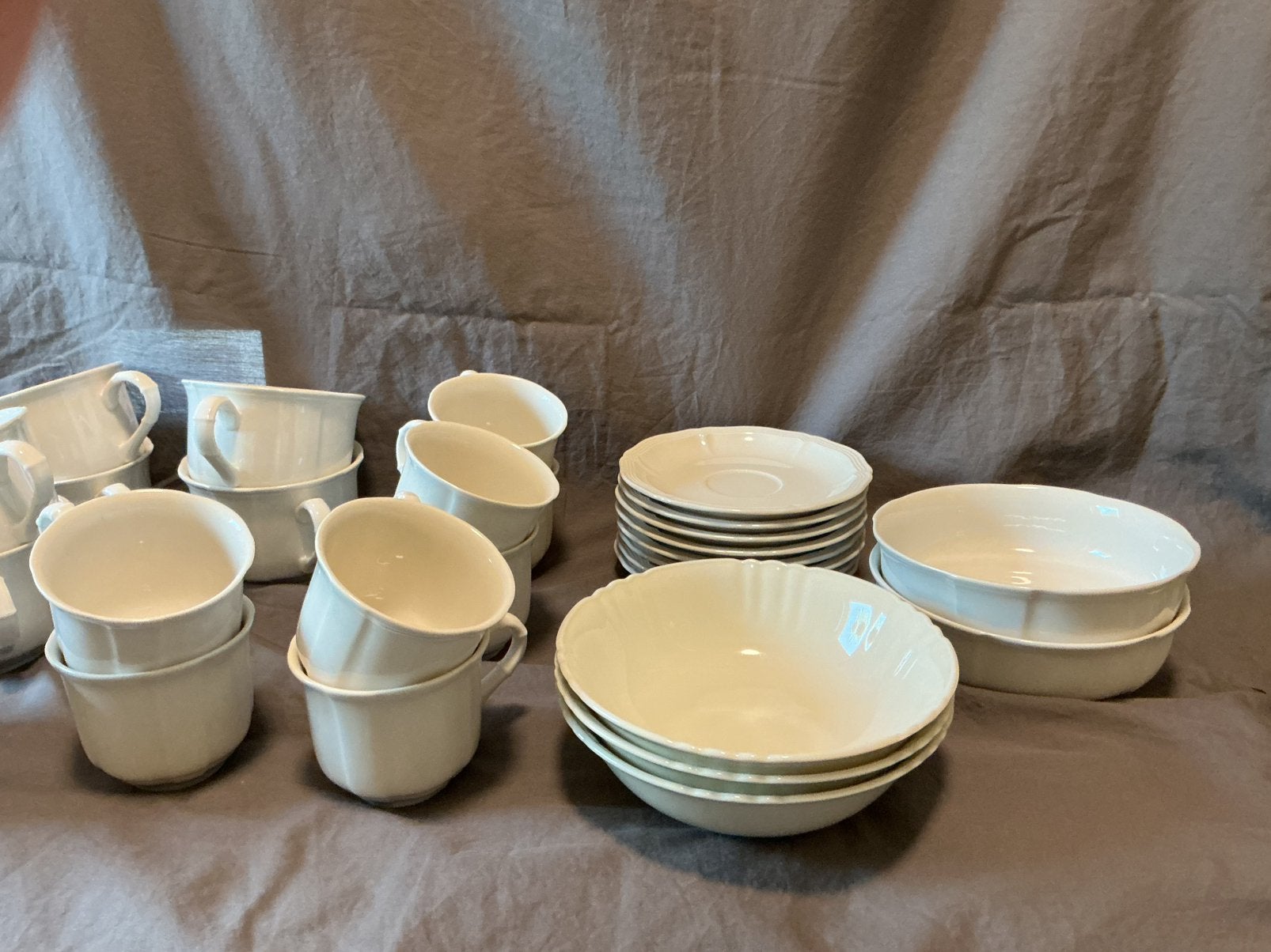 Servies Villeroy en Boch, wit  (ongebruikt) type Manoir., Huis en Inrichting, Ophalen, Klassiek, Villeroy & Boch, Nieuw