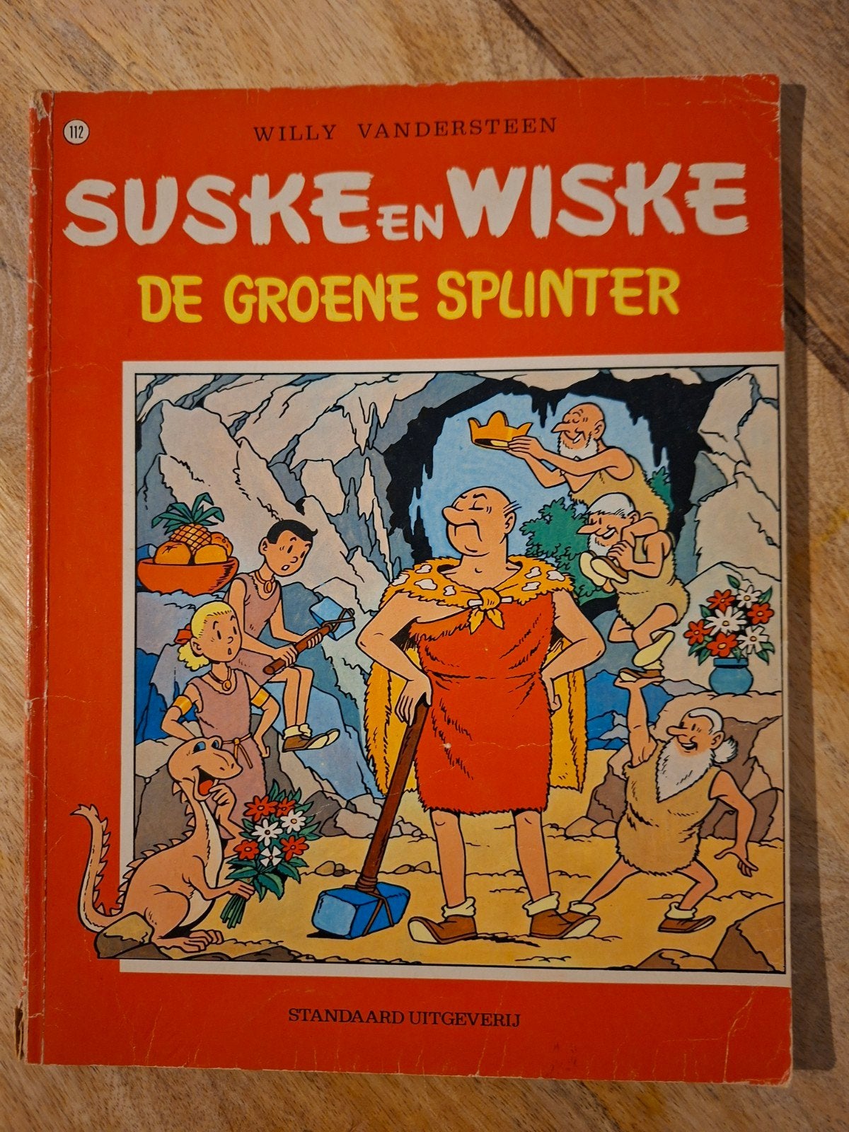 Suske en Wiske - De Groene Splinter (nr. 112), Eén stripboek, Ophalen of Verzenden, Gelezen, Willy Vandersteen