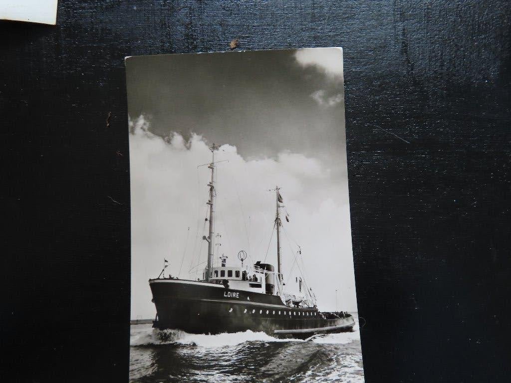 ansichtkaart sleepboot "Loire" Smit & co, Verzamelen, Scheepvaart, Ophalen of Verzenden, Gebruikt, Motorboot, Kaart, Foto of Prent