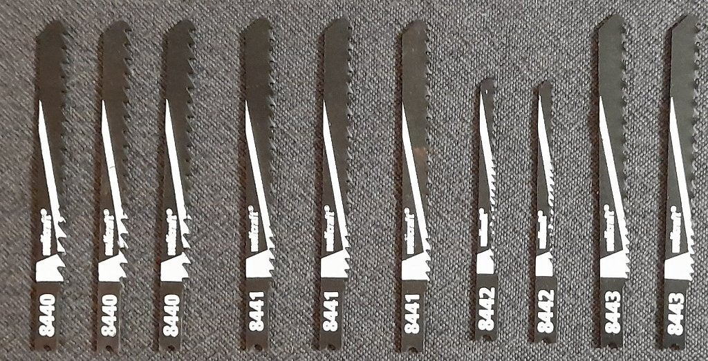 10-delige Wolfcraft decoupeerzaagjes-Set U-Schacht, Doe-het-zelf en Verbouw, Ophalen of Verzenden, Nieuw, Overige typen, Overige merken