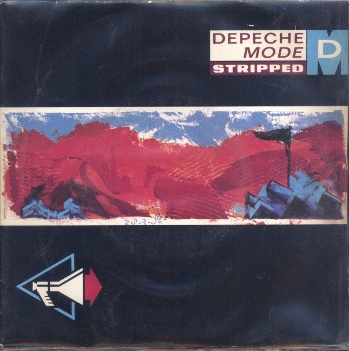 Single  -  DEPECHE MODE - Stripped, Ophalen of Verzenden, Zo goed als nieuw, Pop