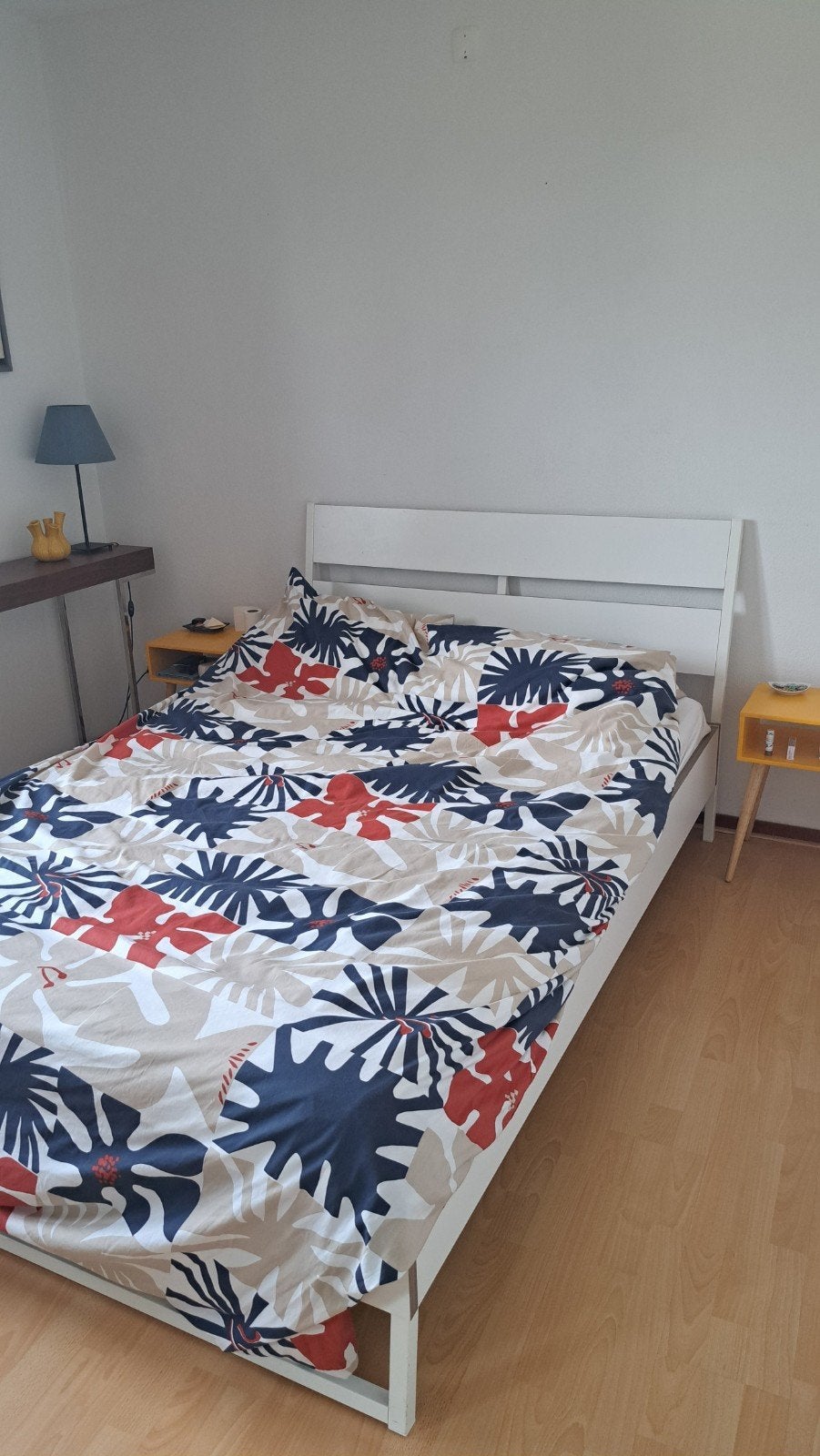 Tweepersoonsbed 140x200 inclusief lattenbodem, Ophalen, Gebruikt, Tweepersoons