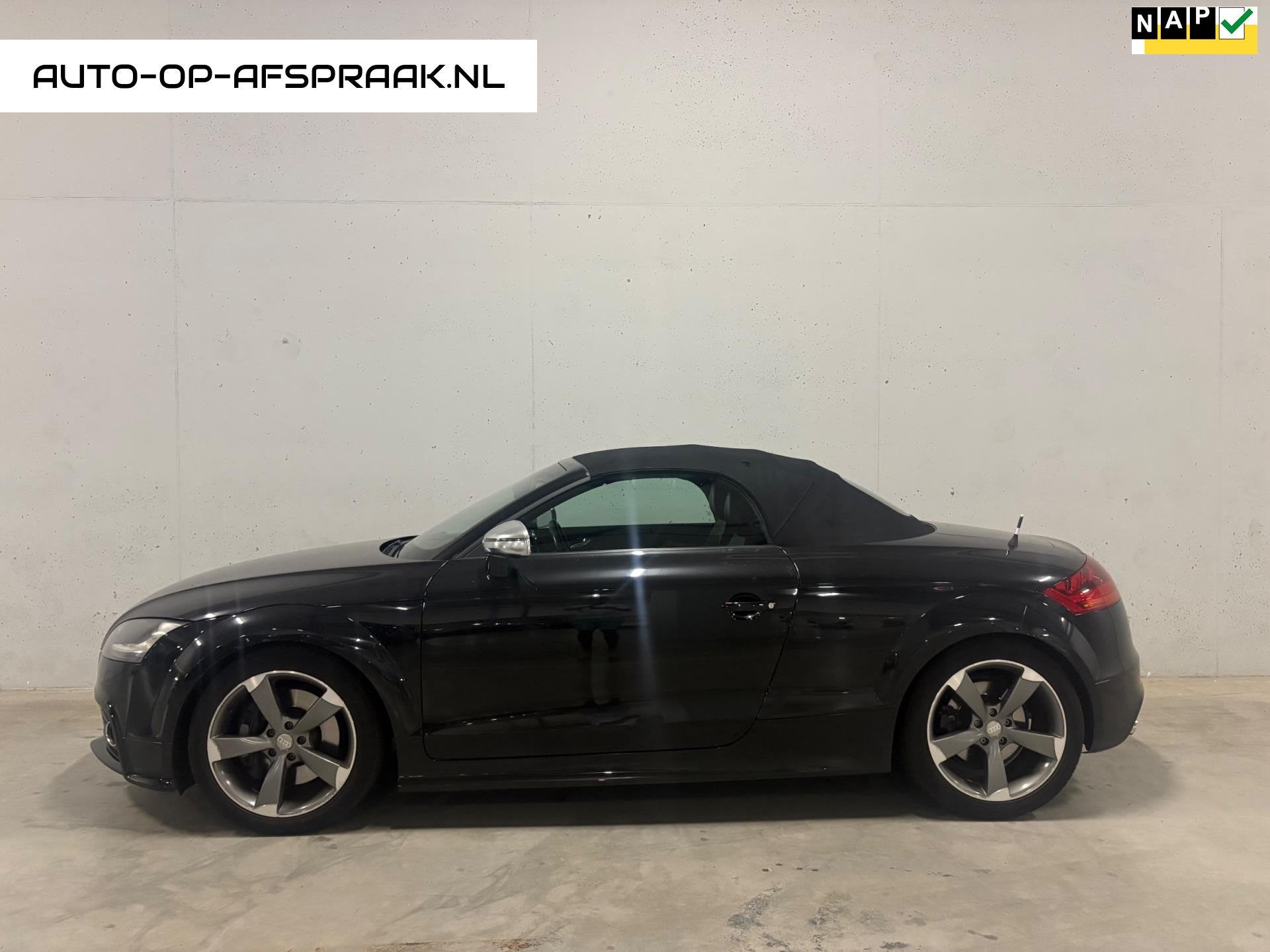 Audi TTS 2.0 T Roadster S-Line Automaat Leer Navi PDC Cruise, Auto's, Audi, TT, Gebruikt, 4 cilinders, Zwart