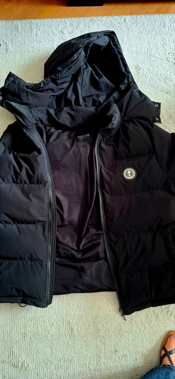 Trapstar Hood Puffer - Zwart (Maat L) Vrijwel niet gedragen., Ophalen of Verzenden, Zo goed als nieuw, Maat 52/54 (L), Zwart