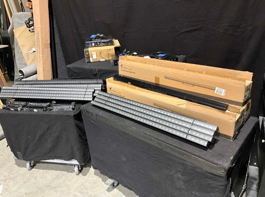 Stairville LED Pixel Rail Drive 640 MK2 met 20x LED Rails, Ophalen of Verzenden, Gebruikt, Licht, Kleur