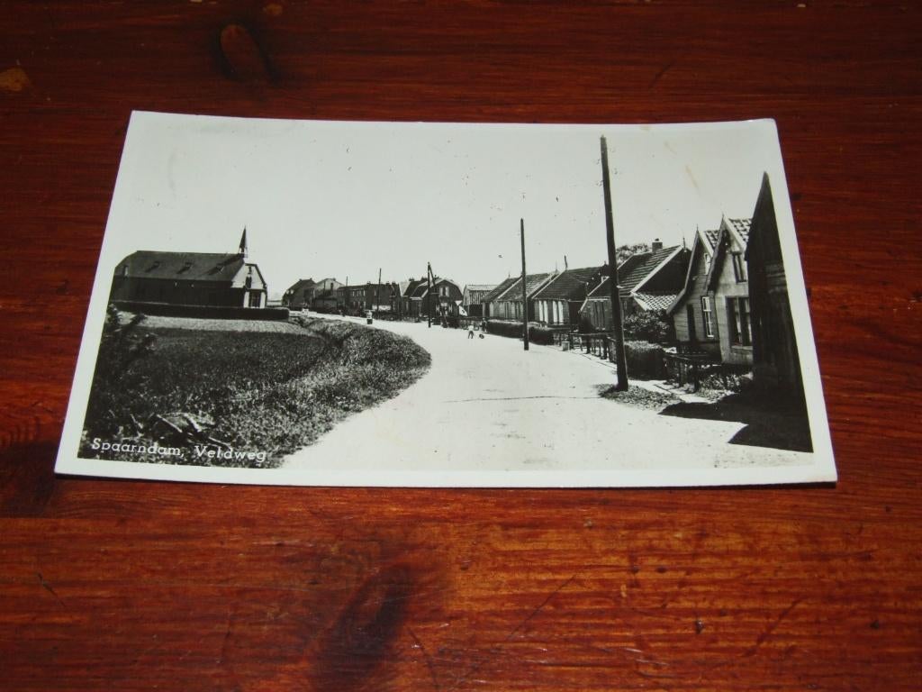 614- SPAARNDAM, VELDWEG, Verzenden, 1940 tot 1960, Gelopen, Noord-Holland